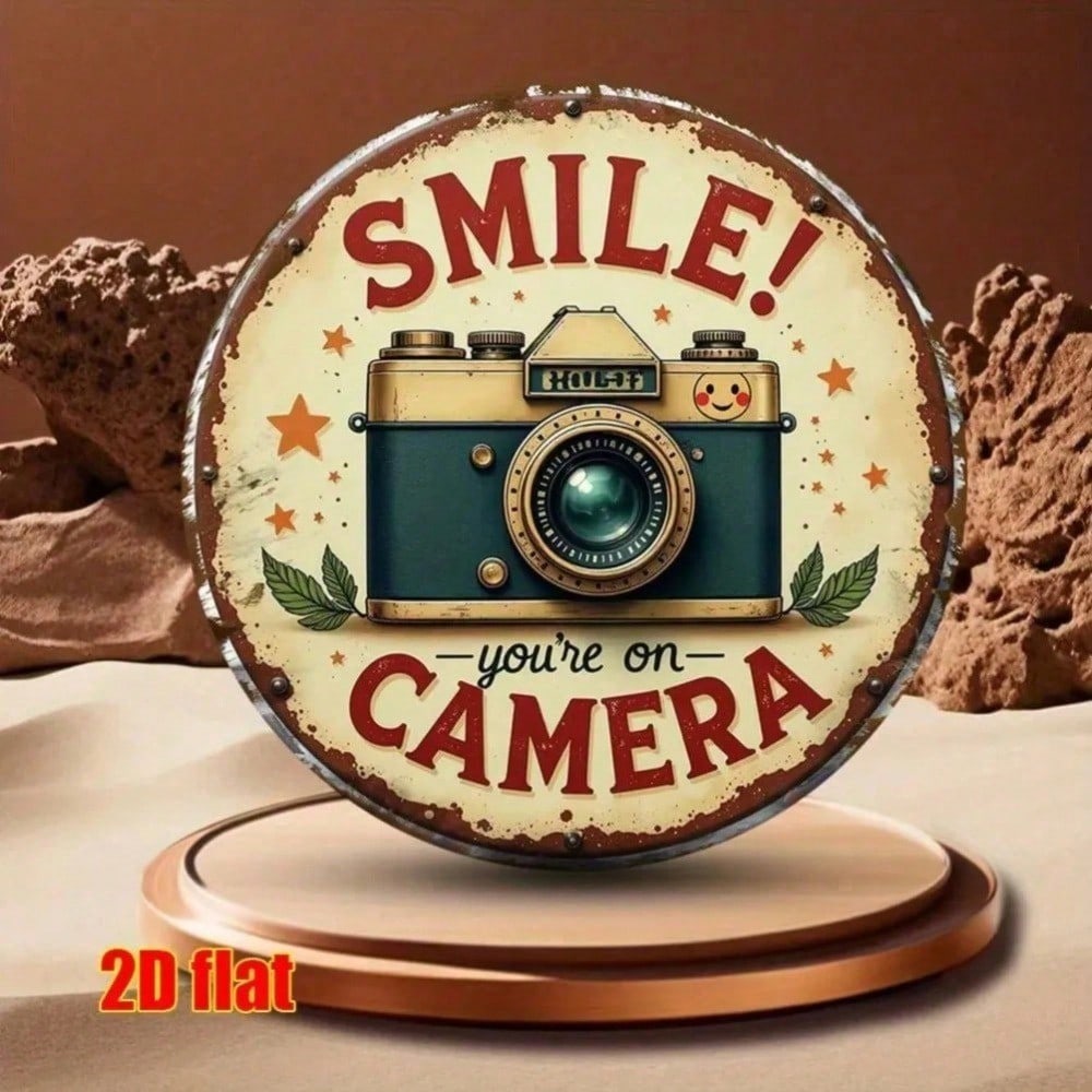 Vintage Metal Tin Sign Camera Wall Art 8x8 Inch Retro Home Decor Photography Smile 20x20 різнокольоровий
Vintage Metal Tin Sign Camera Wall Art 8x8 Inch Retro Home Decor Photography Smile 20x20 різнокольоровий