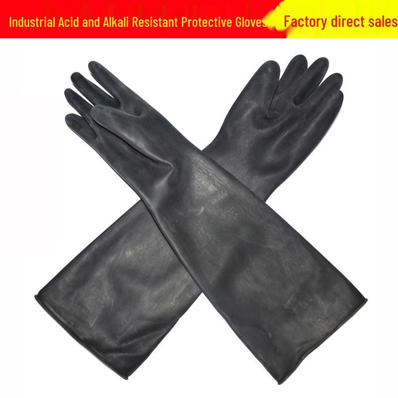 Durable Industrial Acid & Alkali Resistant Latex Gloves - Anti-Corrosion, Chemical & Wear Resistant, Thickened & Lengthened Two-tone Short 35cm
Durable Industrial Acid & Alkali Resistant Latex Gloves - Anti-Corrosion, Chemical & Wear Resistant, Thickened & Lengthened Two-tone Short 35cm