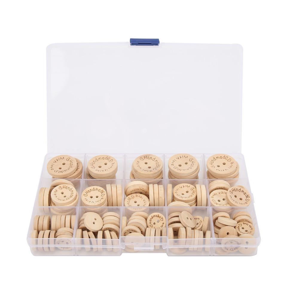 140PCS Two Hole Layout Wooden Craft Buttons Wood Tone Smooth Polished Edge Bowl Rim Buttons Bowl Rim Profile
140PCS Two Hole Layout Wooden Craft Buttons Wood Tone Smooth Polished Edge Bowl Rim Buttons Bowl Rim Profile