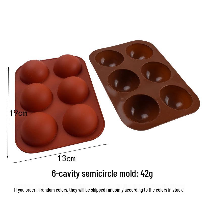 Jiaju Силиконовая полукруглая форма для выпечки для конфет и пудинга Brick Red
Jiaju Силиконовая полукруглая форма для выпечки для конфет и пудинга Brick Red