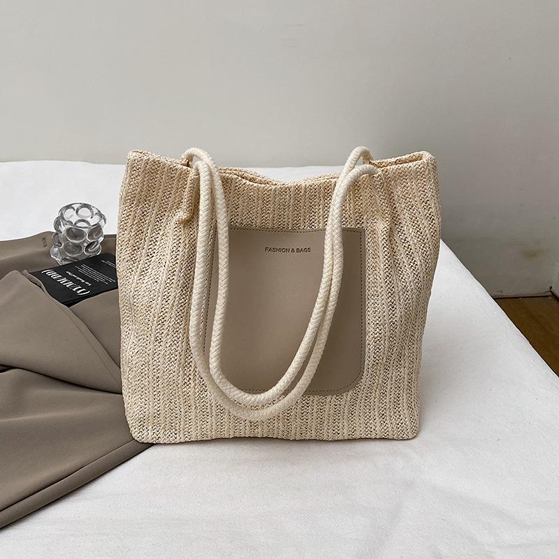 2025 summer popular straw woven bag women s sweet woven large-capacity tote bag simple small fresh shoulder bag tide белый
2025 summer popular straw woven bag women s sweet woven large-capacity tote bag simple small fresh shoulder bag tide белый