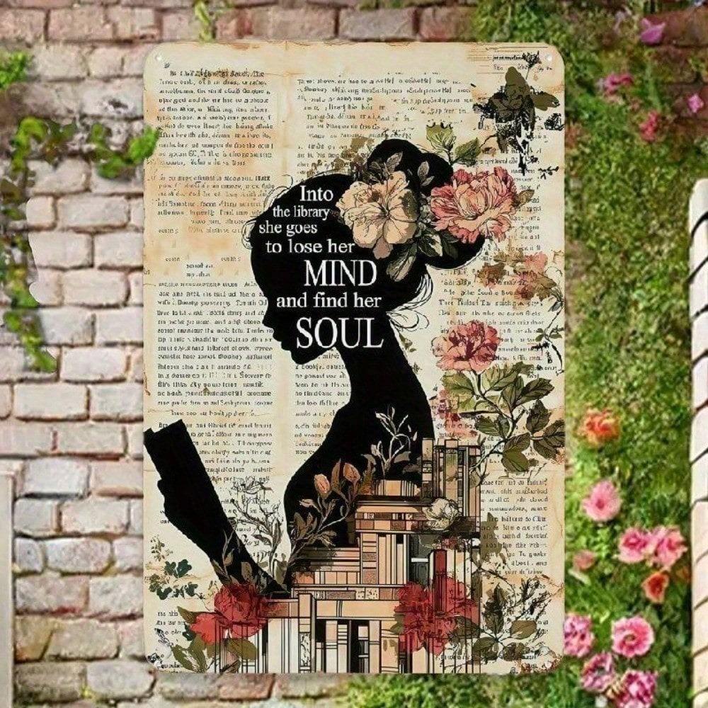 Enchanteur Vintage Metal Tin Sign 12x8 Inch Retro Bookshelf Wall Decor Rustic Art 20x30cm
Enchanteur Vintage Metal Tin Sign 12x8 Inch Retro Bookshelf Wall Decor Rustic Art 20x30cm