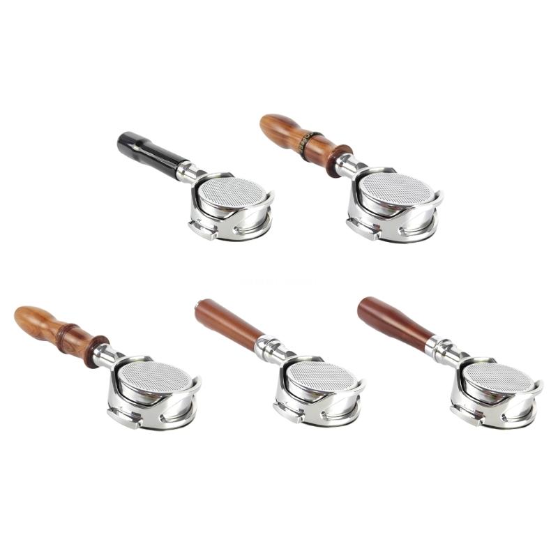 58mm Coffee Machine Filter Holder Bottomless Portafilter with Wooden Handle For EXPOBAR E61 FAEMA SEMRMO Coffee Dropship
58mm Coffee Machine Filter Holder Bottomless Portafilter with Wooden Handle For EXPOBAR E61 FAEMA SEMRMO Coffee Dropship