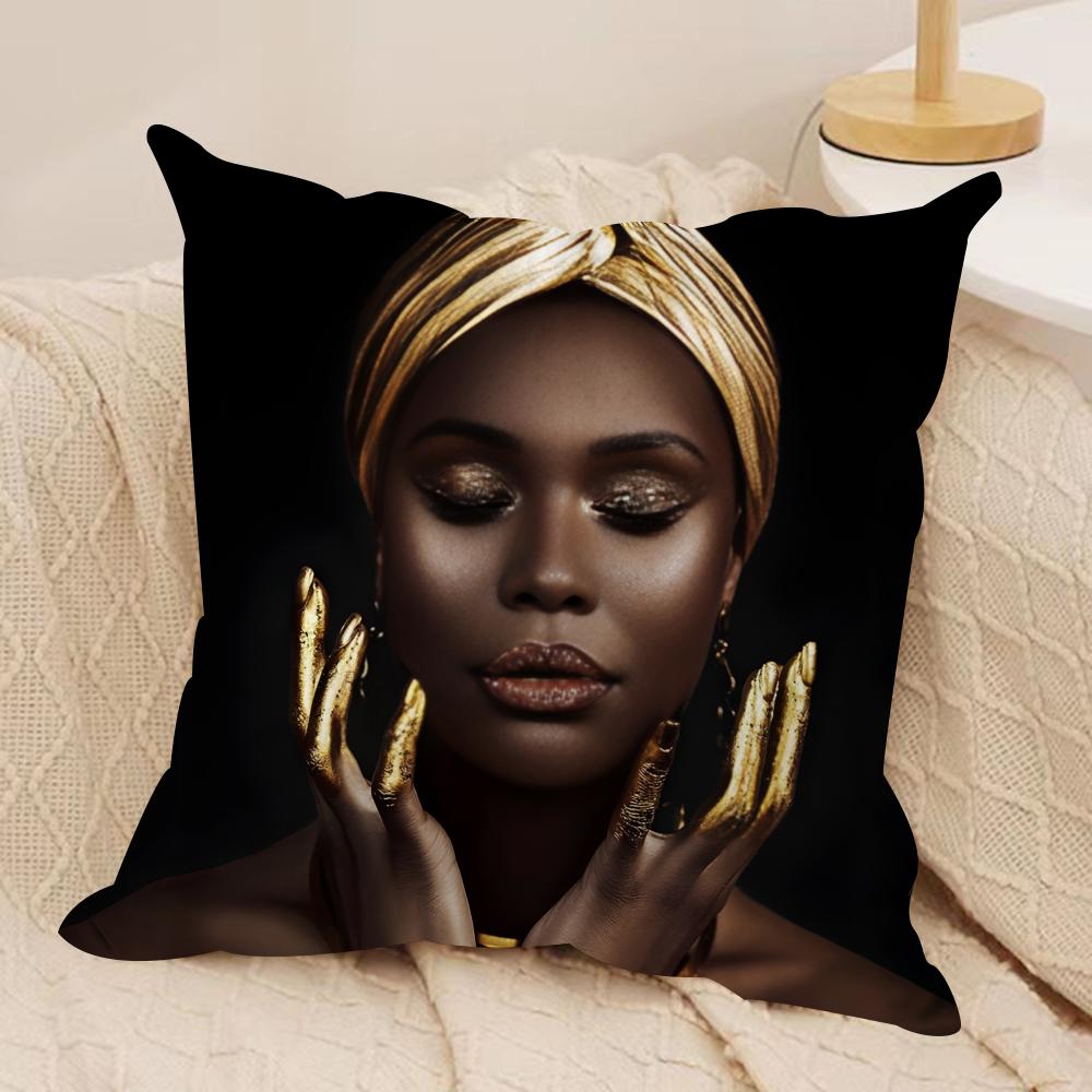 Black Gold African Lady Woman Style Cushion Cover Soft Plush DoubleSided Sofa Pillow Cushion Cover AllSeason Decor Gift 30x30cm
Black Gold African Lady Woman Style Cushion Cover Soft Plush DoubleSided Sofa Pillow Cushion Cover AllSeason Decor Gift 30x30cm