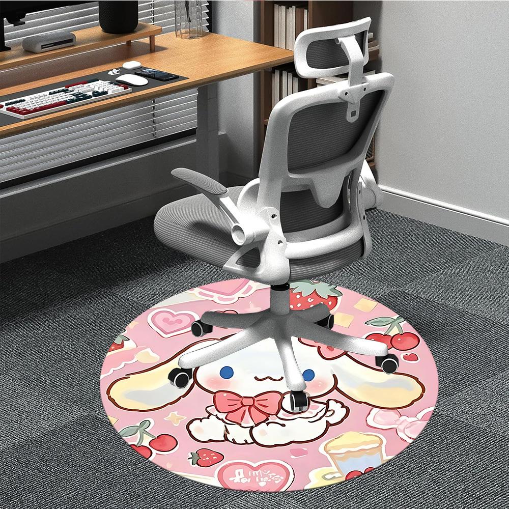 1pc Cinnamoroll Chair Carpet for Office Non-Slip, Soft & Comfortable, Carpet for Office, Gaming, Lightweight Round Floor Mat yy251021027 80cm by 80cm
1pc Cinnamoroll Chair Carpet for Office Non-Slip, Soft & Comfortable, Carpet for Office, Gaming, Lightweight Round Floor Mat yy251021027 80cm by 80cm