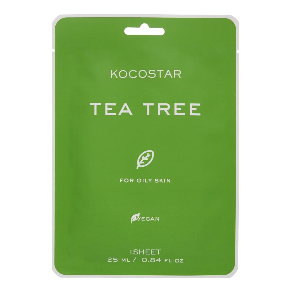 KOCOSTAR Vegan MASK TEA TREE Тканевая маска для жирной кожи с экстрактом чайного дерева
KOCOSTAR Vegan MASK TEA TREE Тканевая маска для жирной кожи с экстрактом чайного дерева