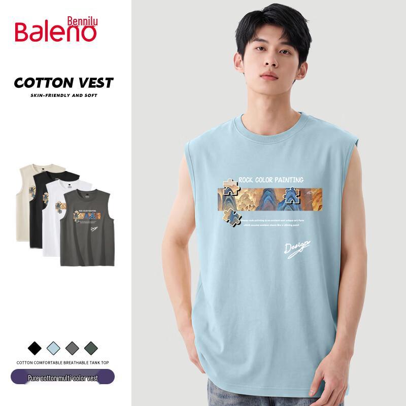 Baleno Men s Heavyweight Cotton Round Neck Sleeveless T-Shirt 3XL
Baleno Men s Heavyweight Cotton Round Neck Sleeveless T-Shirt 3XL