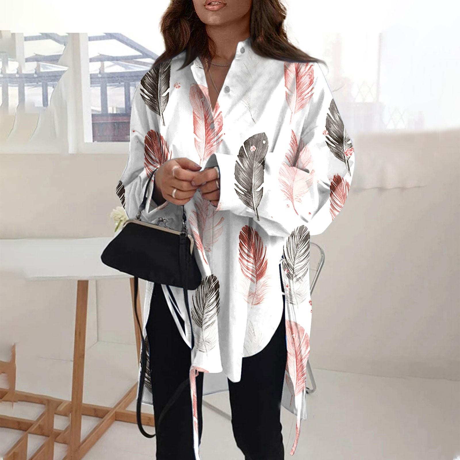 Fashion Casual Buttons Print Long Sleeve Lapel Loose Type Shirt For Women XXXXL рожевий
Fashion Casual Buttons Print Long Sleeve Lapel Loose Type Shirt For Women XXXXL рожевий