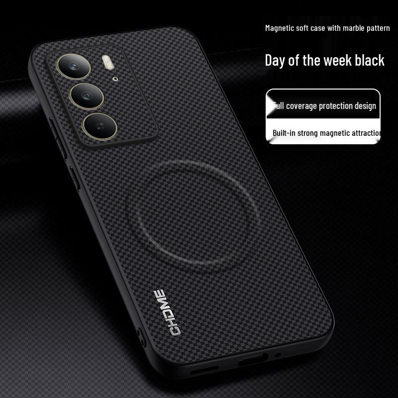 Realme C75 Anti-Drop Protective Case with Magnetic Buckle and Stylish Mark Pattern Realme C75
Realme C75 Anti-Drop Protective Case with Magnetic Buckle and Stylish Mark Pattern Realme C75