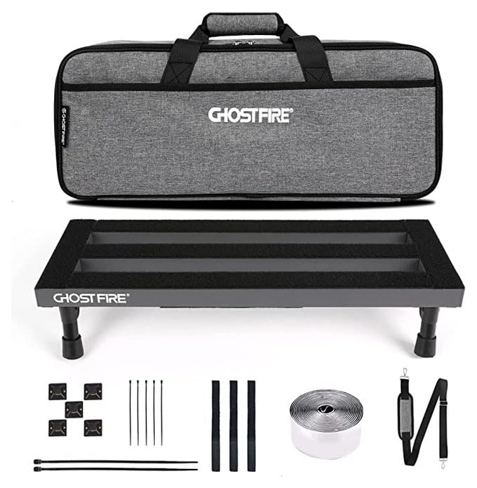 GHOSTFIRE Guitar Effects Pedal Aluminum Velcro with Carrying S Series Ultra-Lightweight Board, Alloy, Closure, Bag, SPL-02
GHOSTFIRE Guitar Effects Pedal Aluminum Velcro with Carrying S Series Ultra-Lightweight Board, Alloy, Closure, Bag, SPL-02