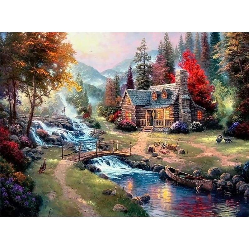 5d Diy Алмазная картина Дом Пейзаж Полный круглый дрель Вышивка крестиком Алмазная вышивка Мозаика Домашний декор Full Round 40x50CM
5d Diy Алмазная картина Дом Пейзаж Полный круглый дрель Вышивка крестиком Алмазная вышивка Мозаика Домашний декор Full Round 40x50CM