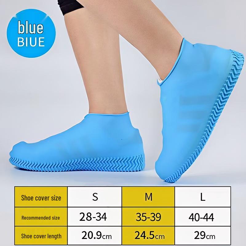 Waterproof Silicone Non-Slip Rain Boot Covers, Thickened & Wear-Resistant, Unisex Anti-Downpour Protection for Outdoor Use S (28-34) синий
Waterproof Silicone Non-Slip Rain Boot Covers, Thickened & Wear-Resistant, Unisex Anti-Downpour Protection for Outdoor Use S (28-34) синий