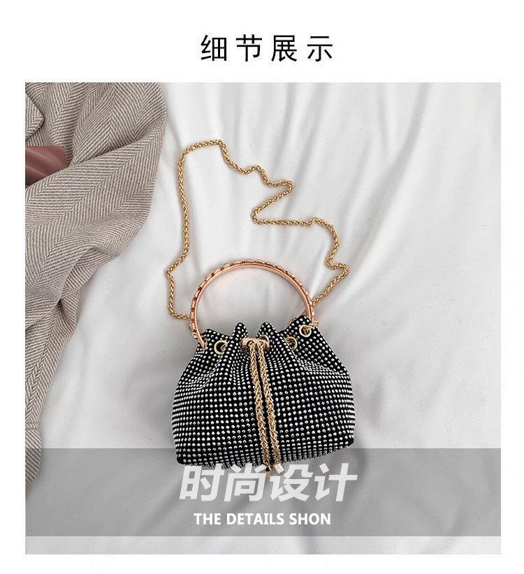 Candy Color Diamonds Bucket Bag Round Handle Handbags Drawstring Shoulder Crossbody Bags for Women Rhinestone Evening Bag 16x8x14cm
Candy Color Diamonds Bucket Bag Round Handle Handbags Drawstring Shoulder Crossbody Bags for Women Rhinestone Evening Bag 16x8x14cm