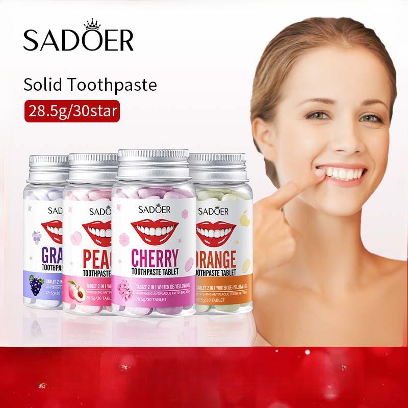 Solid Toothpaste Series SADOER Sakura Whitening and Yellowing Cleaning Teeth Toothpaste
Solid Toothpaste Series SADOER Sakura Whitening and Yellowing Cleaning Teeth Toothpaste