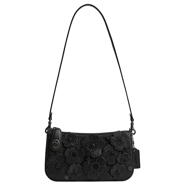 Coach Penn 21 Tea Rose Pattern Zipper Closure Leather Tote Shoulder Bag Small Women bags Black CU537-MWBK Basic Set (Bag+Dust Bag)
Coach Penn 21 Tea Rose Pattern Zipper Closure Leather Tote Shoulder Bag Small Women bags Black CU537-MWBK Basic Set (Bag+Dust Bag)