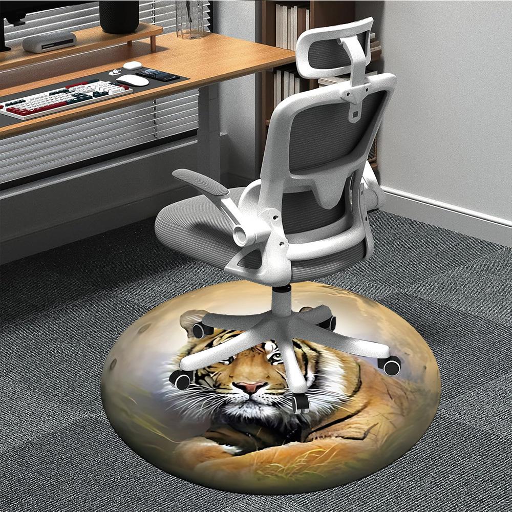 1pc Tiger Print Chair Carpet for Office Non-Slip, Machine Washable Rug for Office - Holiday DecorMachine Made yy251029023 80cm by 80cm
1pc Tiger Print Chair Carpet for Office Non-Slip, Machine Washable Rug for Office - Holiday DecorMachine Made yy251029023 80cm by 80cm