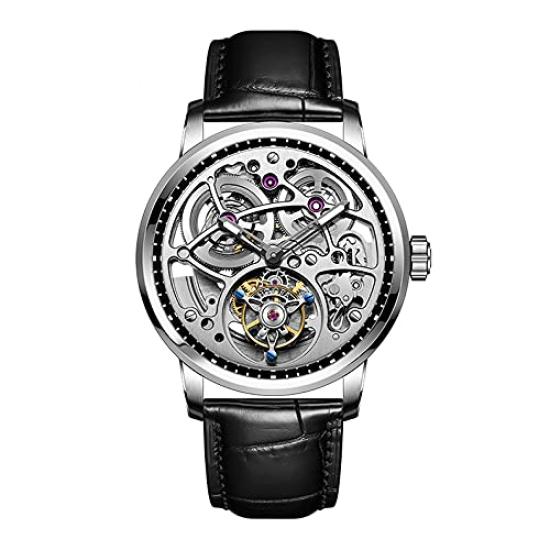 HAOFA Watch Tourbillon Automatic Mechanical Watch Ultra Thin Draft Machine Core Hollow Disc Gift Men s Men s срібний
HAOFA Watch Tourbillon Automatic Mechanical Watch Ultra Thin Draft Machine Core Hollow Disc Gift Men s Men s срібний