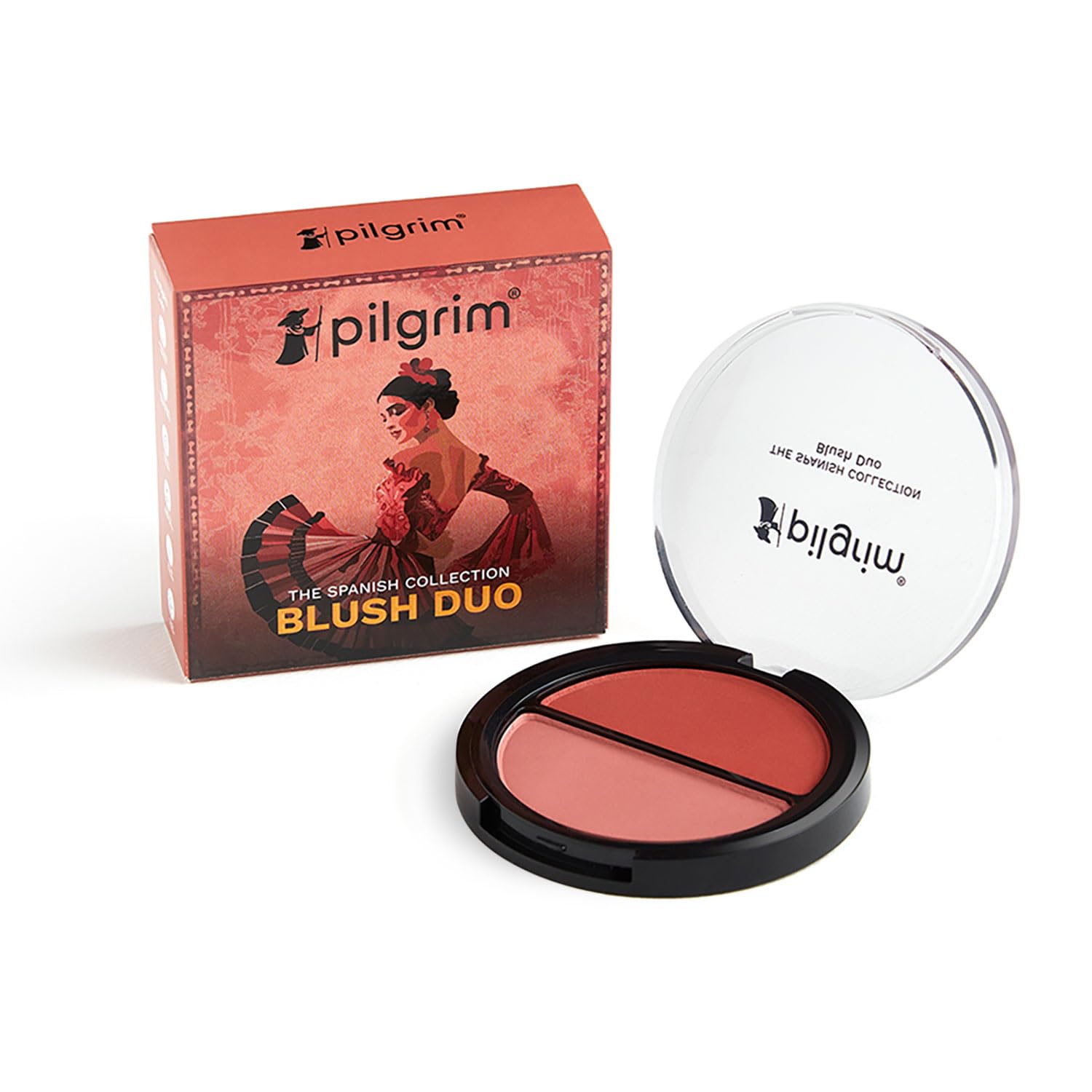 Pilgrim 2 In 1 Blush Duo 9 g Highly Pigmented Long Lasting Buildable Blendable Compact For All Skin Types Makeup (Coral Rumba-02)
Pilgrim 2 In 1 Blush Duo 9 g Highly Pigmented Long Lasting Buildable Blendable Compact For All Skin Types Makeup (Coral Rumba-02)