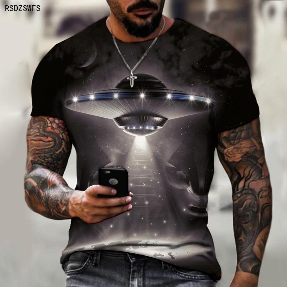 Science Fiction UFO Spaceship Outer Space Technology Personality Trend Men s Summer 2021 New Oversized T-shirt S
Science Fiction UFO Spaceship Outer Space Technology Personality Trend Men s Summer 2021 New Oversized T-shirt S