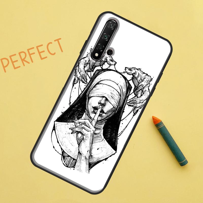 Demon Nun Devil Satan Cross For Huawei Nova 5T 9 10 SE 7i 8i 11i 12i Y60 Y61 Y70 Y72 Y73 Y90 Y91 P20 P30 P40 Lite Case Huawei P20 Lite
Demon Nun Devil Satan Cross For Huawei Nova 5T 9 10 SE 7i 8i 11i 12i Y60 Y61 Y70 Y72 Y73 Y90 Y91 P20 P30 P40 Lite Case Huawei P20 Lite