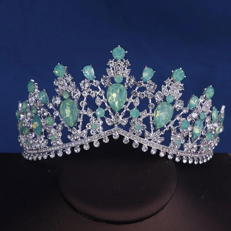 Baroque Crystal Tiaras and Crown Rhinestone Prom Diadem Headband Bridal Wedding Hair Accessories Jewelry Crown Tiara for Women зелёный
Baroque Crystal Tiaras and Crown Rhinestone Prom Diadem Headband Bridal Wedding Hair Accessories Jewelry Crown Tiara for Women зелёный