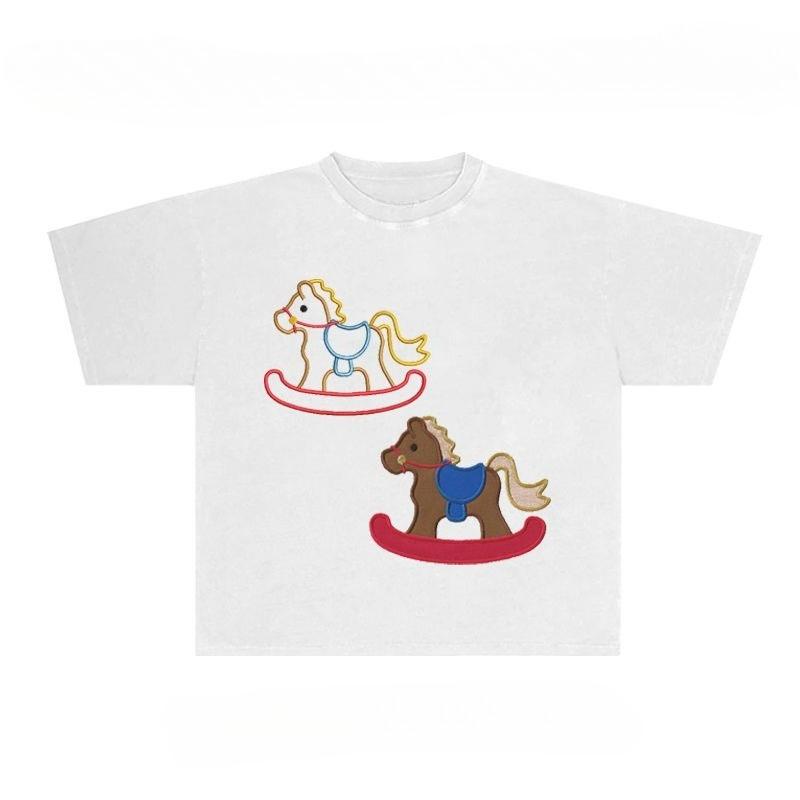 Wooden Horse Graphic Print Autumn Pure Cotton Men s and Women s T-shirt Short Sleeve Street Fashion Trend Clothing Kawaii S
Wooden Horse Graphic Print Autumn Pure Cotton Men s and Women s T-shirt Short Sleeve Street Fashion Trend Clothing Kawaii S