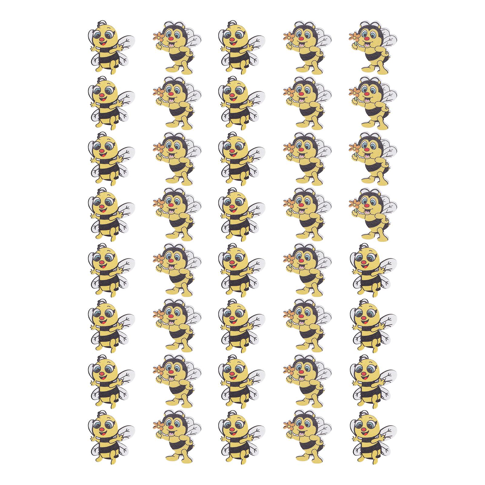 40 шт. деревянные пуговицы в виде пчелы, мультяшные декоративные украшения для шитья, вязания, скрапбукинга
40 шт. деревянные пуговицы в виде пчелы, мультяшные декоративные украшения для шитья, вязания, скрапбукинга