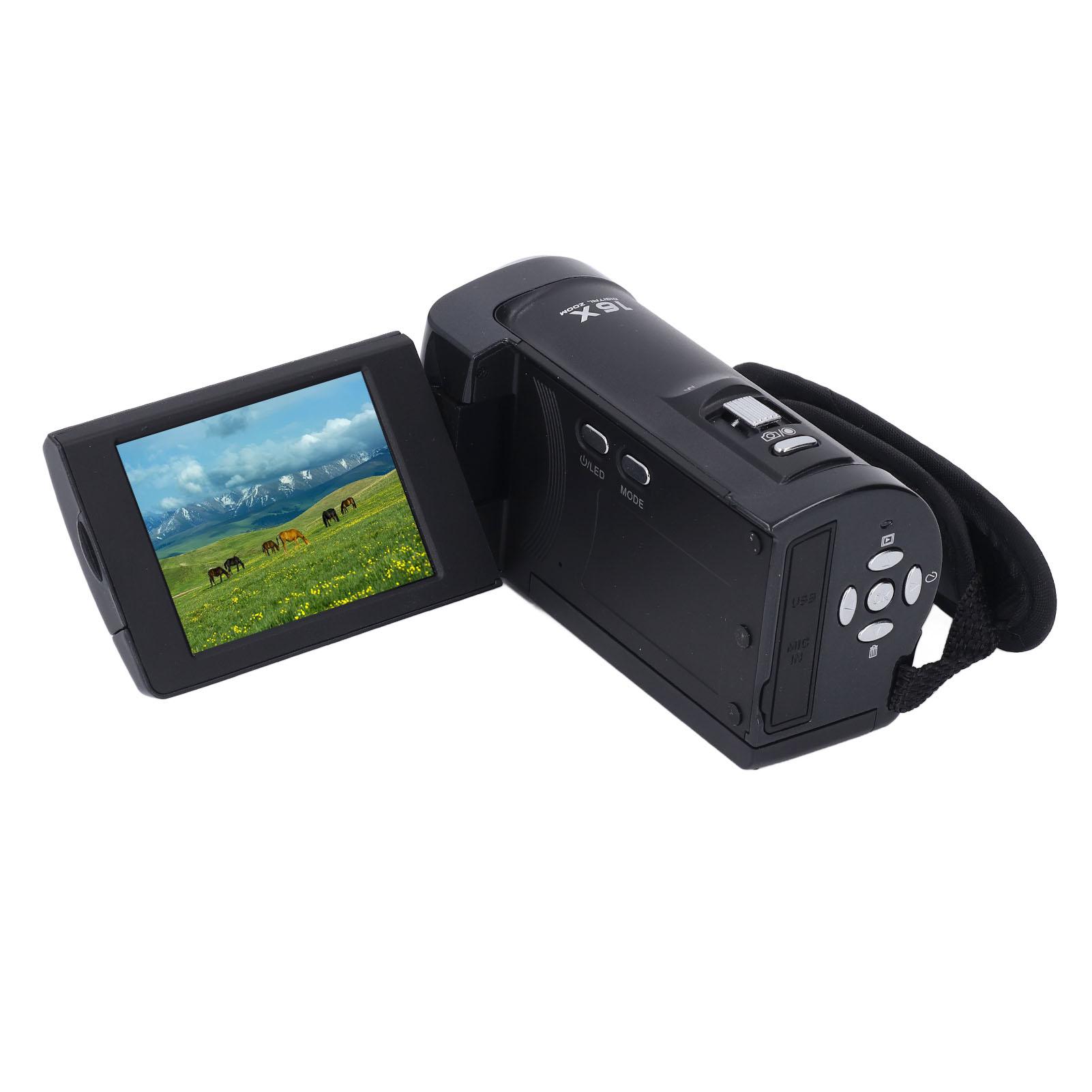 Відеокамера QHD 2.7K 50MP 16X Digital Zoom Відеокамера Відеореєстратор екрана з поворотом на 270 градусів 32G
Відеокамера QHD 2.7K 50MP 16X Digital Zoom Відеокамера Відеореєстратор екрана з поворотом на 270 градусів 32G