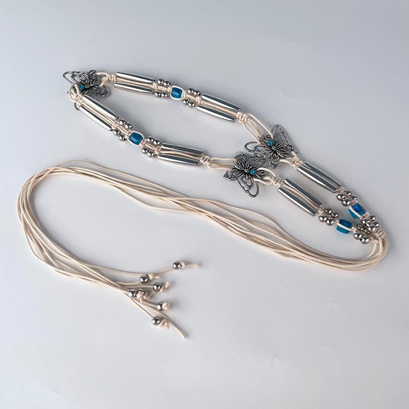 Этнический стиль украшение на талию богемный женский пояс с платьем вощеный шнур бабочка женский пояс
Этнический стиль украшение на талию богемный женский пояс с платьем вощеный шнур бабочка женский пояс