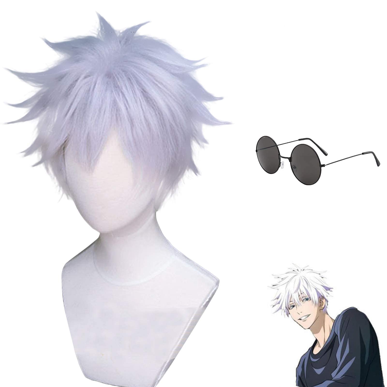 Jujutsu Kaisen Cosplay Wig Costume with Wig Net Cosplay Wig Wig for Halloween Event Christmas Costume Disguise Yuhito Fushiguro Megumi Inumaki Toge
Jujutsu Kaisen Cosplay Wig Costume with Wig Net Cosplay Wig Wig for Halloween Event Christmas Costume Disguise Yuhito Fushiguro Megumi Inumaki Toge