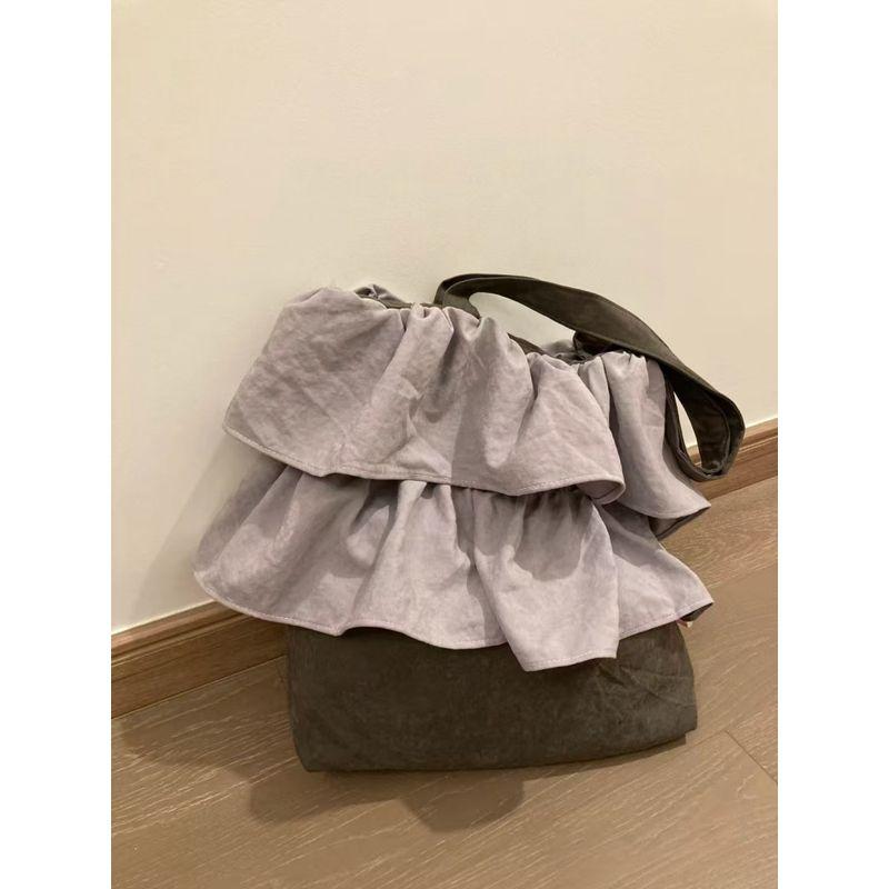 2025 New Arrival Salt Sweet Shoulder Messenger Bag Ruffles Bud Bag Korean Cute Style Large Capacity Bag for Women Picture Color
2025 New Arrival Salt Sweet Shoulder Messenger Bag Ruffles Bud Bag Korean Cute Style Large Capacity Bag for Women Picture Color
