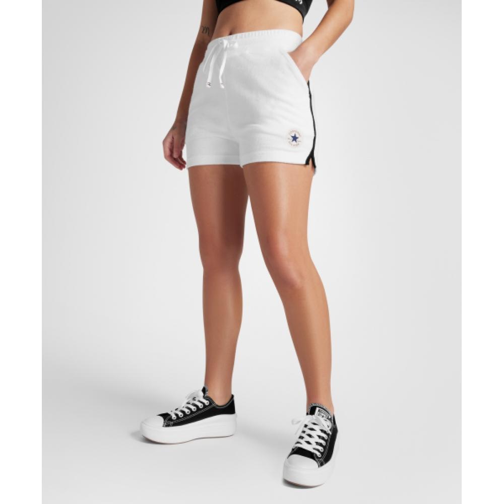 Шорты Converse Retro Terry белые 10026390 A02 65 
Шорты Converse Retro Terry белые 10026390 A02 65