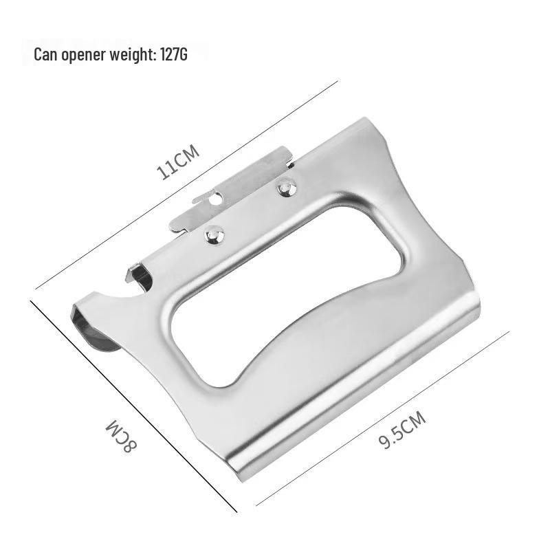 Stainless Steel Multi-functional Can & Bottle Opener with Pull-Tab Feature
Stainless Steel Multi-functional Can & Bottle Opener with Pull-Tab Feature