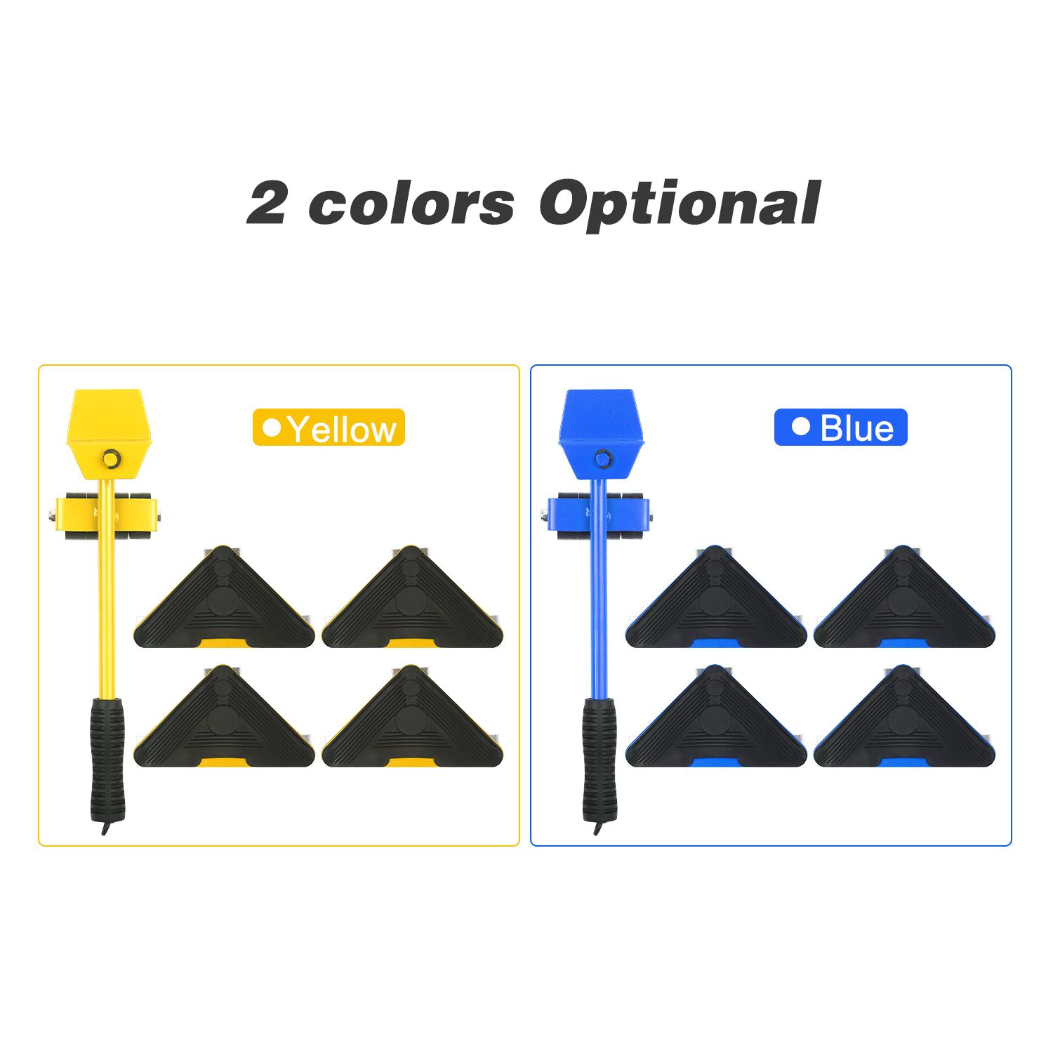 Heavy Duty Furniture Lifter with 4 Sliders for Easy and Safe Moving Moving Tool Shifter 5 Pack жовтий
Heavy Duty Furniture Lifter with 4 Sliders for Easy and Safe Moving Moving Tool Shifter 5 Pack жовтий