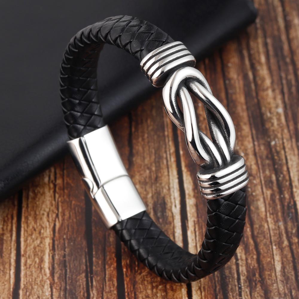 Irregular Winding Graphic Large Accessory Stainless Steel Men s Leather Bracelet Different Color Combination Bracelet Gift 21cm
Irregular Winding Graphic Large Accessory Stainless Steel Men s Leather Bracelet Different Color Combination Bracelet Gift 21cm