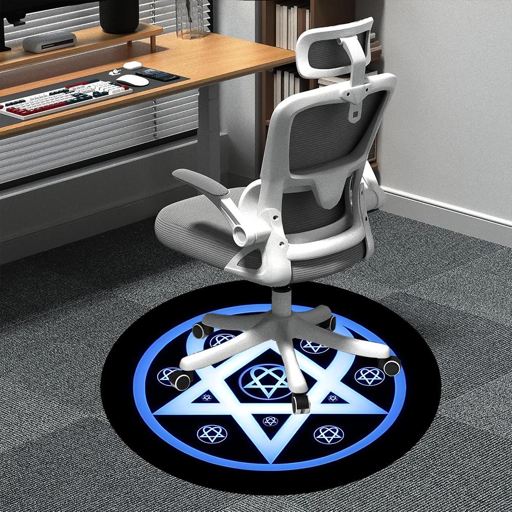 1pc Pentagram Symbol Office Round Area Rug, Indoor Mat Suitable ForOffice, Under Office Chairs Bedroom Living Room Home Decor, Room Deco u11 80cm by 80cm
1pc Pentagram Symbol Office Round Area Rug, Indoor Mat Suitable ForOffice, Under Office Chairs Bedroom Living Room Home Decor, Room Deco u11 80cm by 80cm