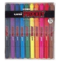 Mitsubishi Pencil Water Based Sign Pen PROCKEY Extra Fine Fine Point Round Lead 10 Color Set + PM-120T
Mitsubishi Pencil Water Based Sign Pen PROCKEY Extra Fine Fine Point Round Lead 10 Color Set + PM-120T