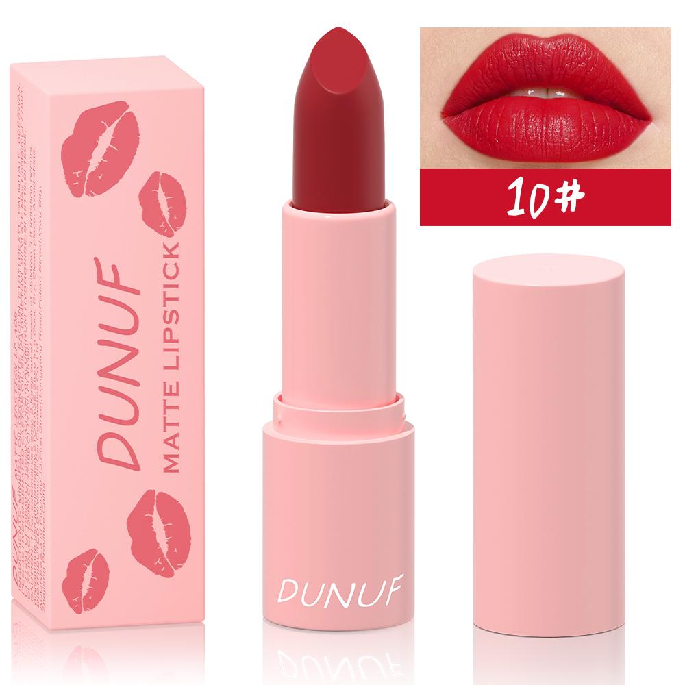 DUNUF 1 Pcs Matte Powder lipstick, Lasting 24 Hours Non-fading Waterproof Non-stick Easy to Color Lip Gloss Makeup Gift Full Size
DUNUF 1 Pcs Matte Powder lipstick, Lasting 24 Hours Non-fading Waterproof Non-stick Easy to Color Lip Gloss Makeup Gift Full Size