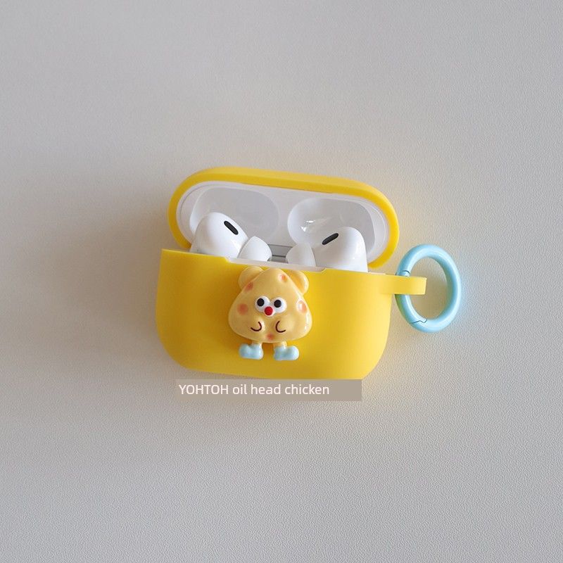 Case Suitable for Apple AirPods Pro2 Generation 2024 New Arrival 2/3/4 Generation Apple Wireless Bluetooth Silicone Earphone Case USBC Fun Airpods1 Apple AirPodsPro Yellow + circle hanging buckle
Case Suitable for Apple AirPods Pro2 Generation 2024 New Arrival 2/3/4 Generation Apple Wireless Bluetooth Silicone Earphone Case USBC Fun Airpods1 Apple AirPodsPro Yellow + circle hanging buckle