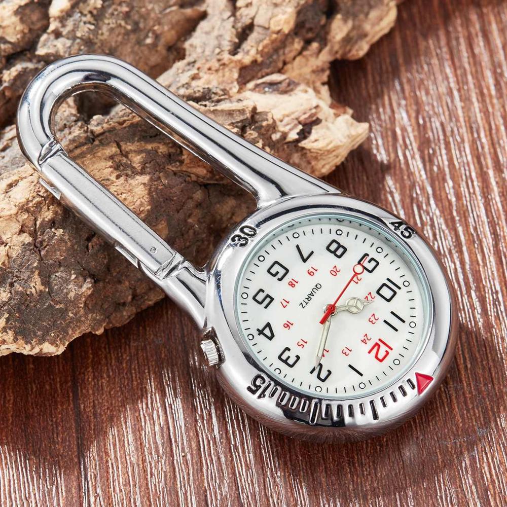 Multifunctional Clip-On Carabiner Pocket Watch Nurse Watch Compass Bottle Opener for Doctors Chefs Luminous Outdoor Sport Clock
Multifunctional Clip-On Carabiner Pocket Watch Nurse Watch Compass Bottle Opener for Doctors Chefs Luminous Outdoor Sport Clock