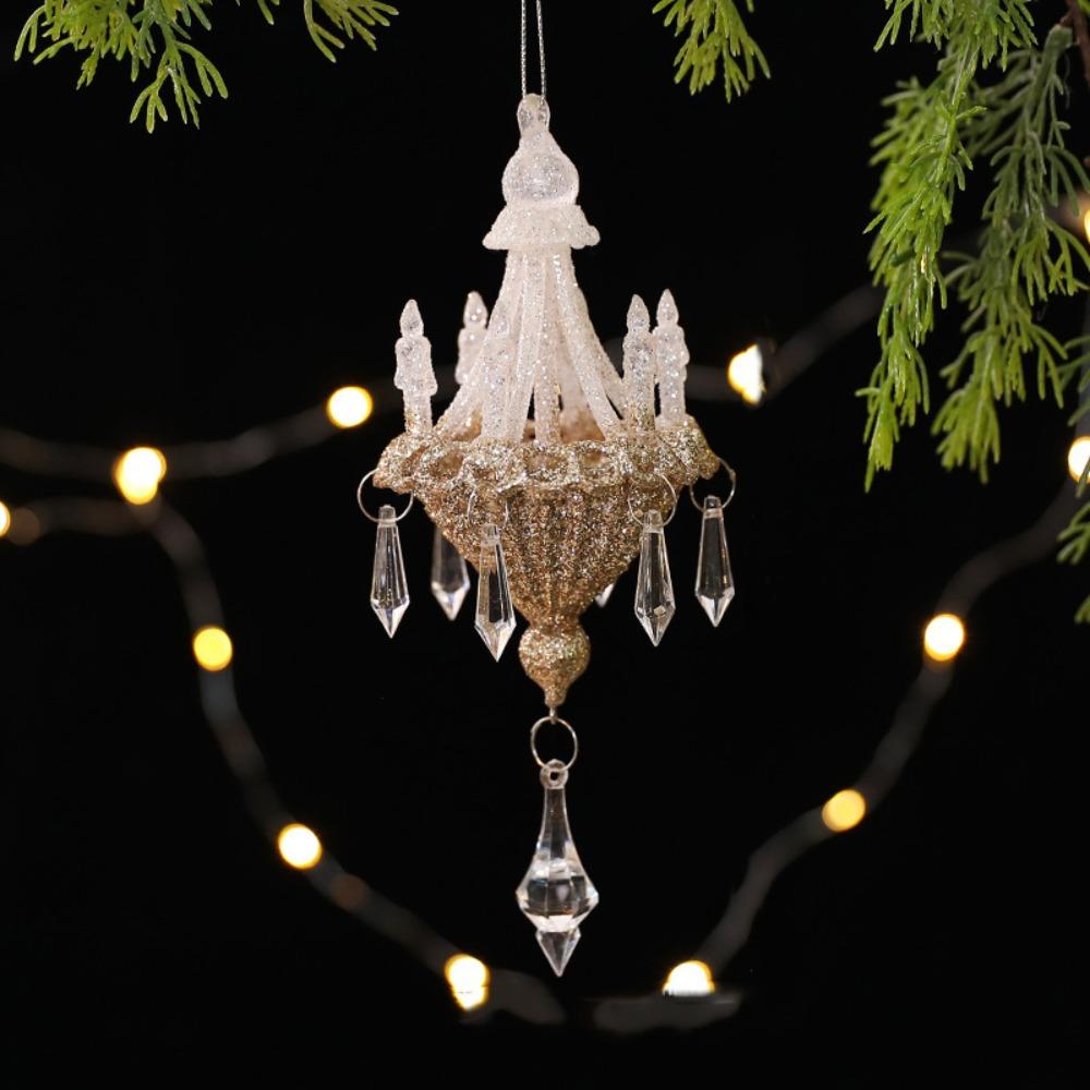Acrylic Christmas Crystal Chandelier Pendant Glitter Realistic Xmas Tree Hanging Decorations Decorative Car Hanging Ornaments
Acrylic Christmas Crystal Chandelier Pendant Glitter Realistic Xmas Tree Hanging Decorations Decorative Car Hanging Ornaments