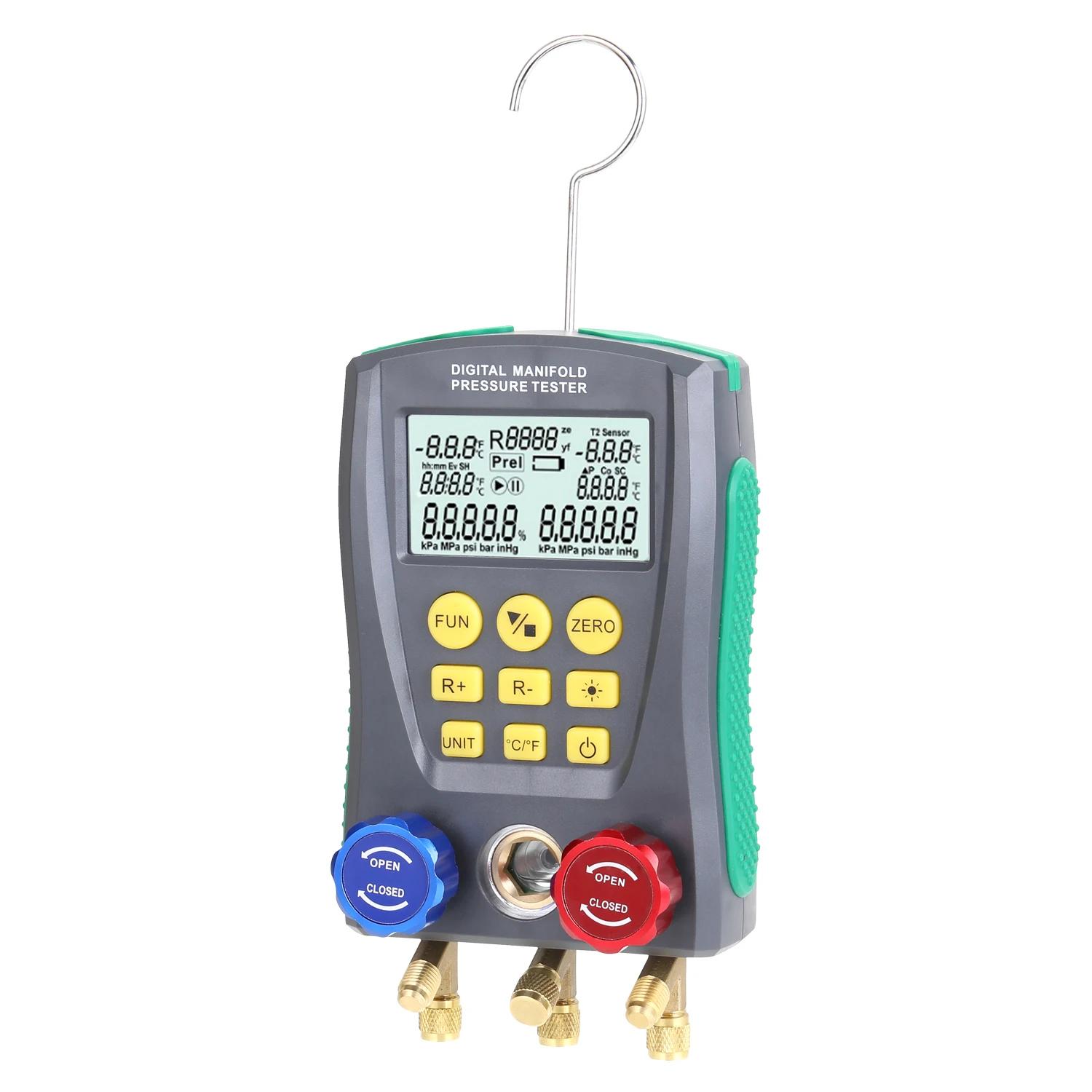 Pressure Gauge Refrigeration Digital Vacuum Pressure Manifold Tester Meter Temperature Tester Digital Manifold Gauge Meter Tools
Pressure Gauge Refrigeration Digital Vacuum Pressure Manifold Tester Meter Temperature Tester Digital Manifold Gauge Meter Tools