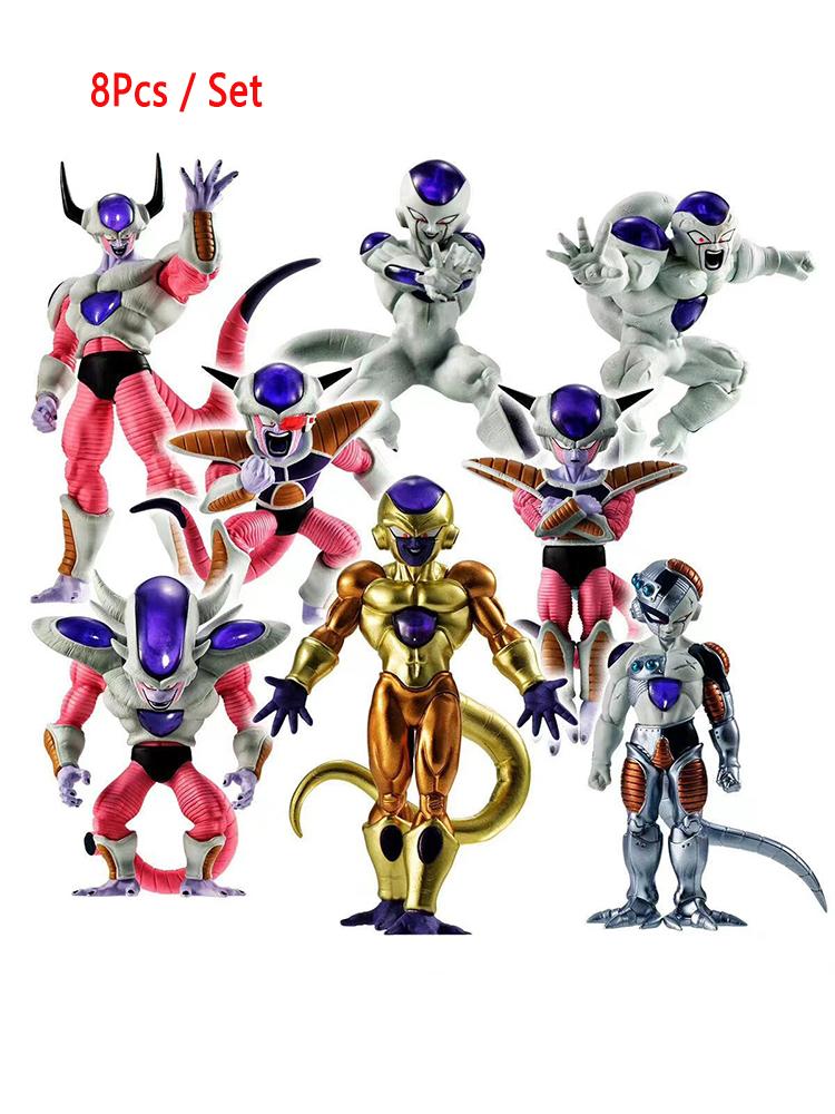 Hot 8pcs Dragon Ball Z Frieza Freezer Anime Figures Figurine Pvc Statue Model Doll Collection Decoration toys
Hot 8pcs Dragon Ball Z Frieza Freezer Anime Figures Figurine Pvc Statue Model Doll Collection Decoration toys