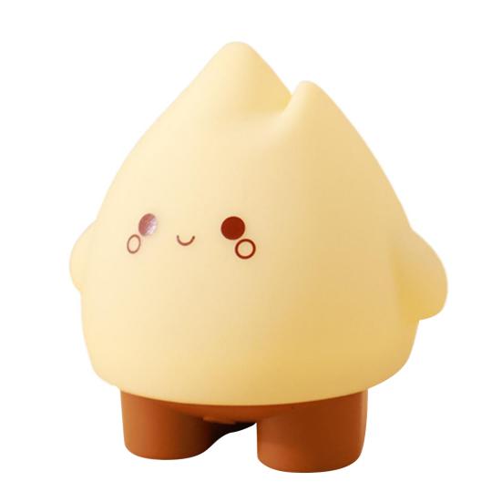 Ночник Мягкое Теплое Свечение Регулируемая Яркость Функция Таймера Маленькая Перезаряжаемая от USB Реалистичная Светодиодная Прикроватная Лампа с Эффектом Мерцающего Пламени B