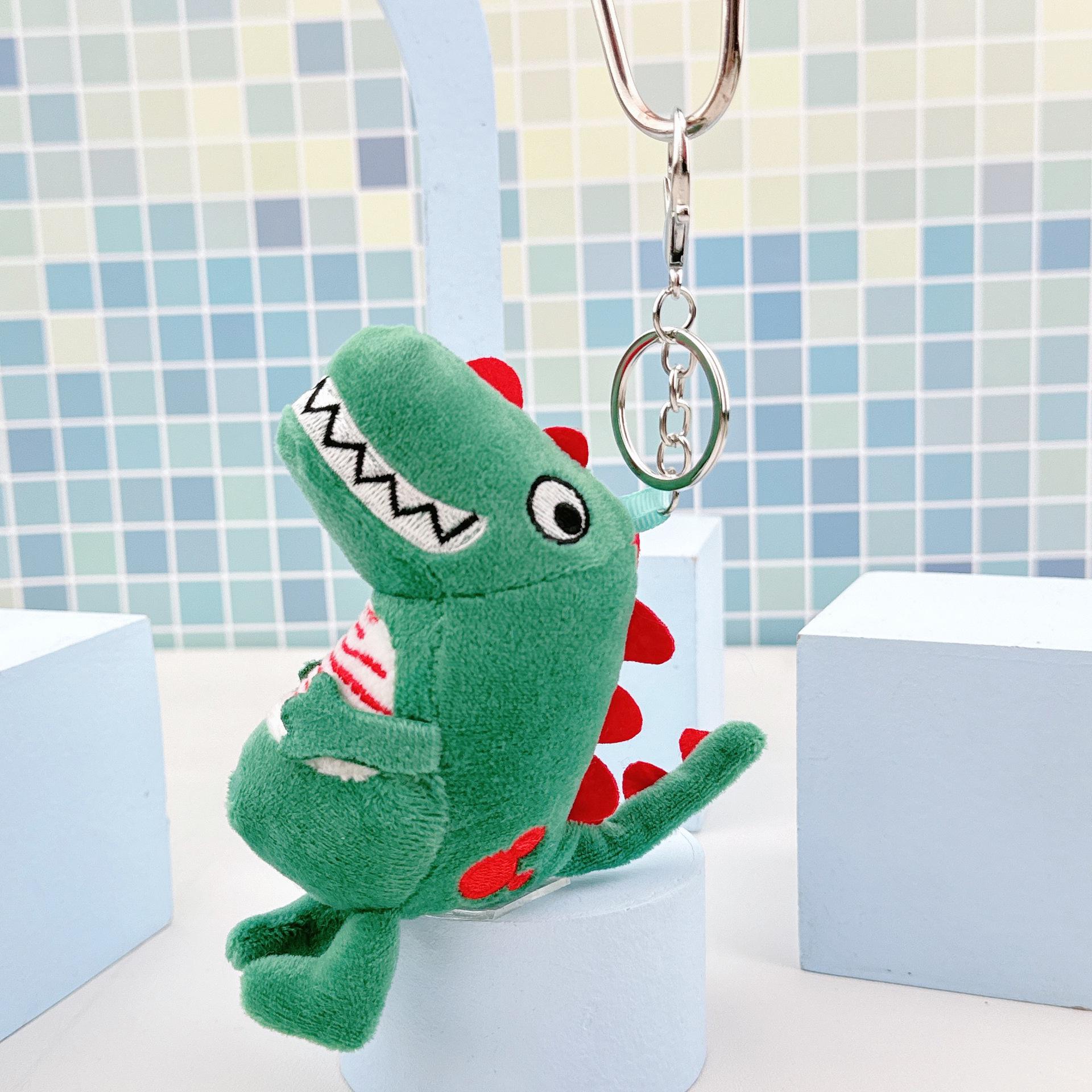 Cute Green Dinosaur Plush Keychain Pendant Charm Height 12 cm
Cute Green Dinosaur Plush Keychain Pendant Charm Height 12 cm