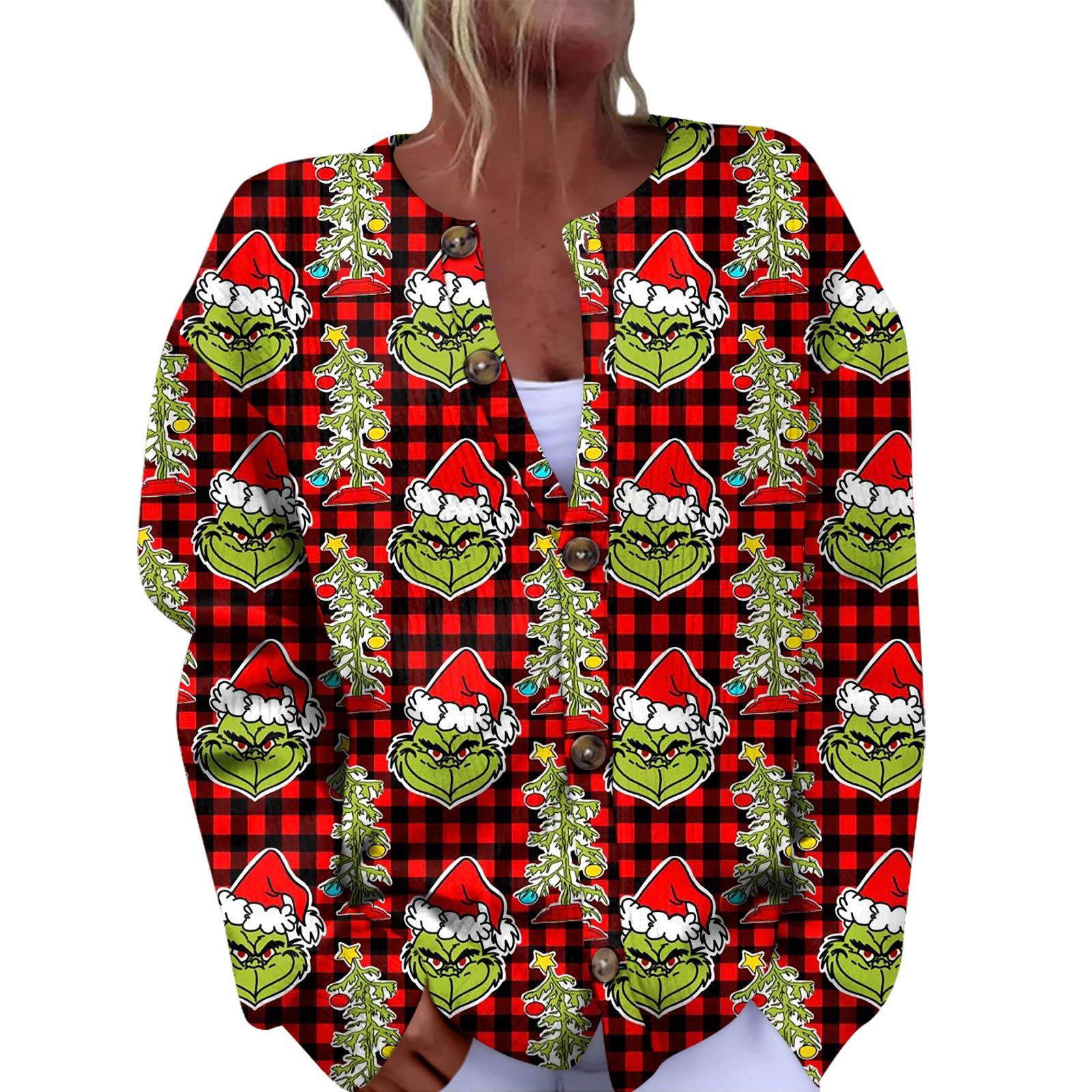 Женская мода рождественский принт длинный рукав вязаный кардиган пуховик XL винный
Женская мода рождественский принт длинный рукав вязаный кардиган пуховик XL винный