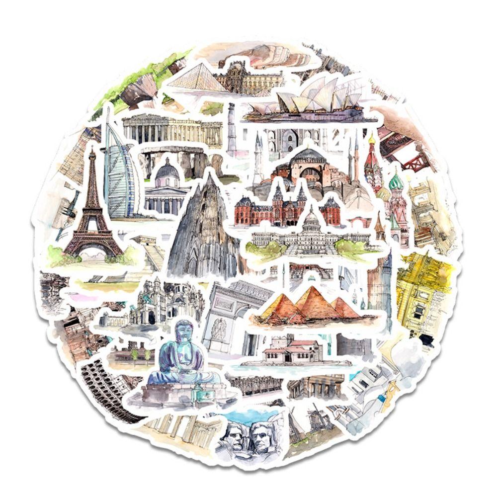 126PCS PVC Scenic Sticker Multicolored Travel stickers Scrapbook Sticker VintageTravel Stickers DIY
126PCS PVC Scenic Sticker Multicolored Travel stickers Scrapbook Sticker VintageTravel Stickers DIY
