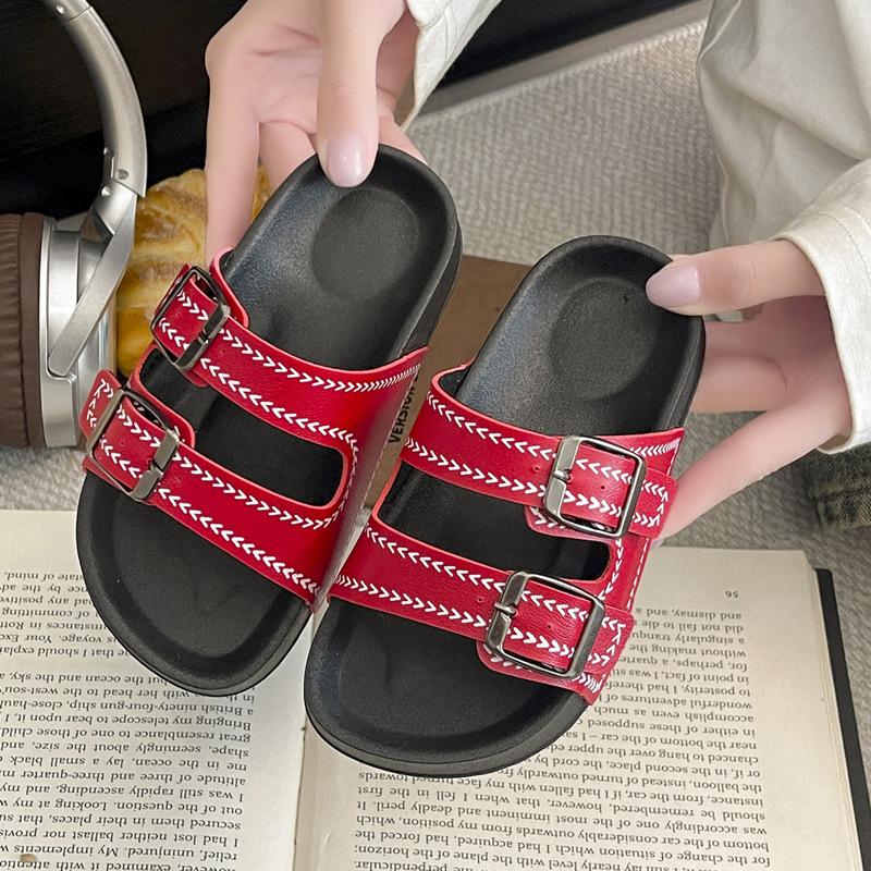 Girls Slippers 2026 Summer Sandals Comfortable Boys Girls Slippers Double Buckle Thick Sole Kids Clogs 34-35(insole 20.5cm) червоний
Girls Slippers 2026 Summer Sandals Comfortable Boys Girls Slippers Double Buckle Thick Sole Kids Clogs 34-35(insole 20.5cm) червоний