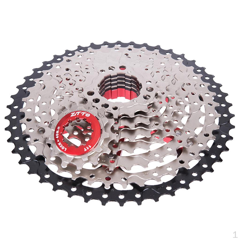Bicycle Cassette Freewheel (9 , 11-46T) - Solid Construction & Red
Bicycle Cassette Freewheel (9 , 11-46T) - Solid Construction & Red