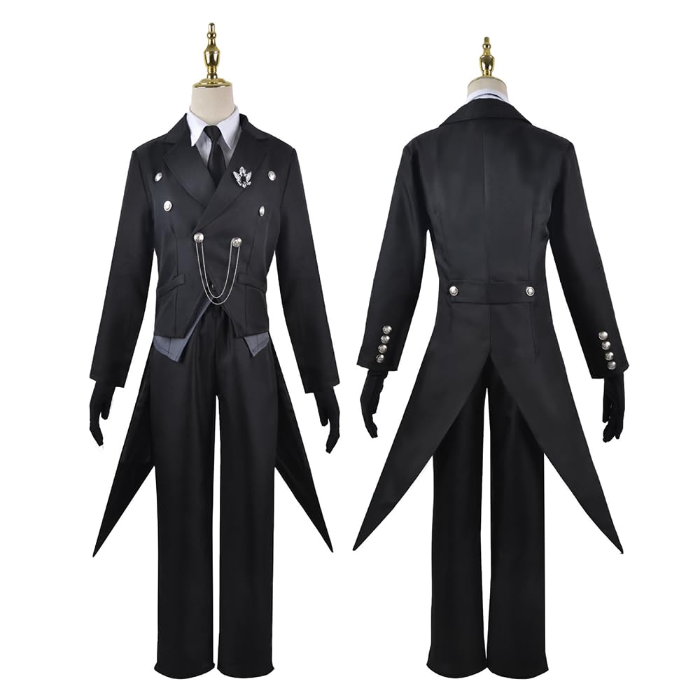 Sebastian Cosplay, Meter Card Ellis, Tailcoat, Butler Clothes, Sebasuchan Black Butler Cosplay, Costume, Masquerade, Stage Production Clothes, Daily
Sebastian Cosplay, Meter Card Ellis, Tailcoat, Butler Clothes, Sebasuchan Black Butler Cosplay, Costume, Masquerade, Stage Production Clothes, Daily